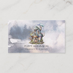Kinderbuchautorin Fairy Forest Business Card Visitenkarte