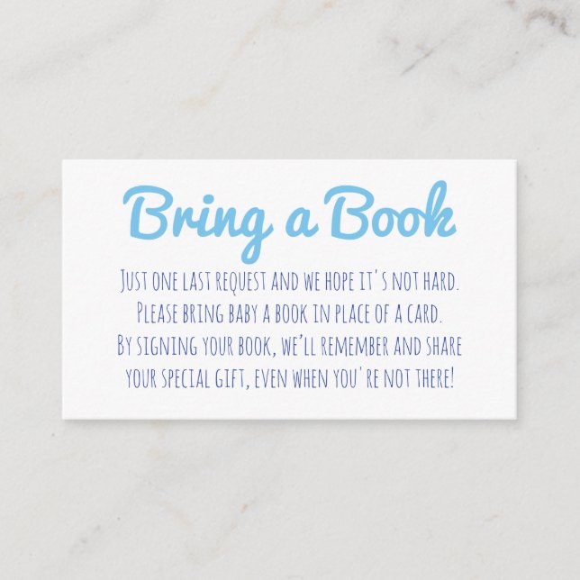 Kinderbücher Begleitkarte (Vorderseite)