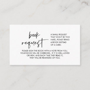 Kinderbücher, Moderner Minimaler Schriftart Begleitkarte