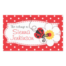 Kinderbuchschild oder ID-Aufkleber