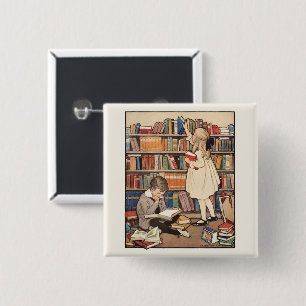 Kinderbuchwoche von Jessie Willcox Smith Button
