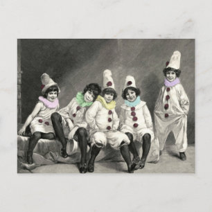 Kindercarneval Children Carnival Kostüm Vintage Postkarte