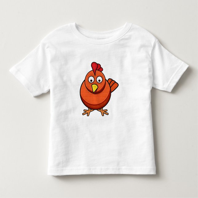KinderCartoon-Huhn-T - Shirt (Vorderseite)