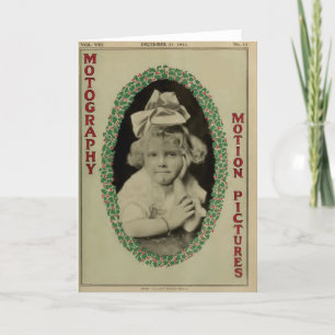 Kinderdarsteller Baby Lillian Wade Portrait 1912 n Feiertagskarte