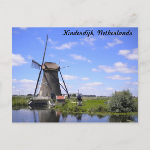 Kinderdijk Holland Foto Postkarte