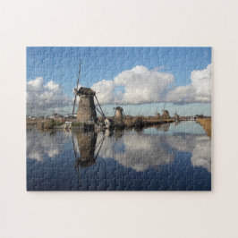 Kinderdijk Wind Mills Niederlande Holland Blades J Puzzle