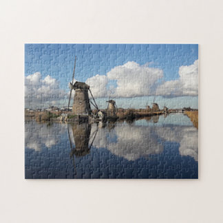 Kinderdijk Wind Mills Niederlande Holland Blades J Puzzle