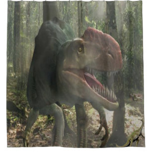 Kinderdinosaurier-Duschvorhang Duschvorhang