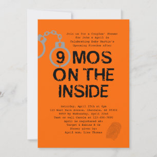 Kinderdusche 9 Monate im Freien Einladung