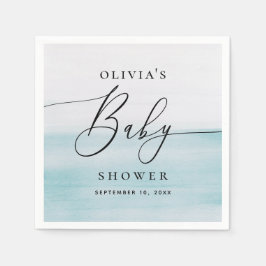 Kinderdusche | Blaue Küste Serviette