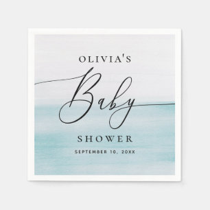 Kinderdusche   Blaue Küste Serviette