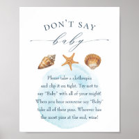 Kinderdusche "Don't Say Baby" Spielplakat