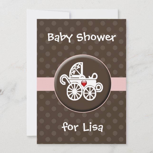 Kinderdusche Einladung (Vorderseite)