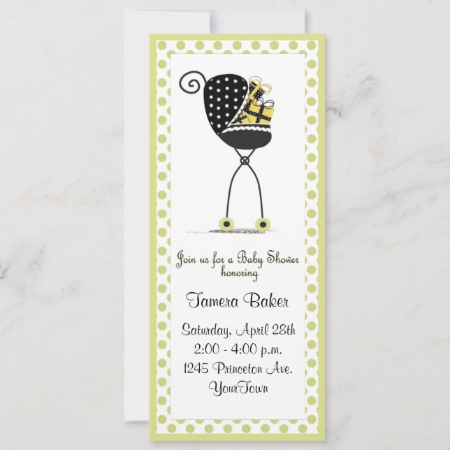 Kinderdusche Einladung (Vorderseite)