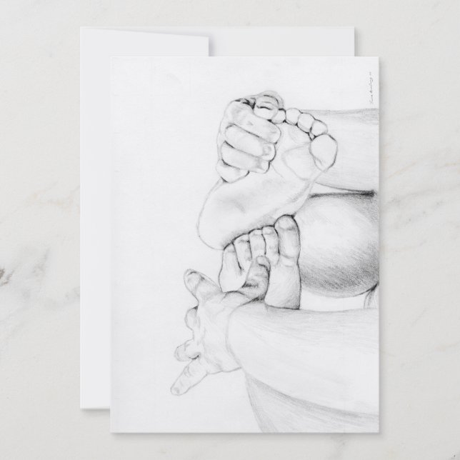 Kinderdusche Einladung (Vorderseite)