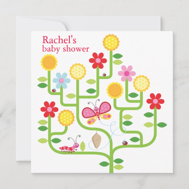 Kinderdusche Einladung (Vorderseite)