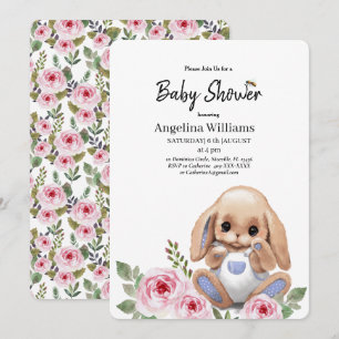 Kinderdusche Einladung mit Niedlichem Design