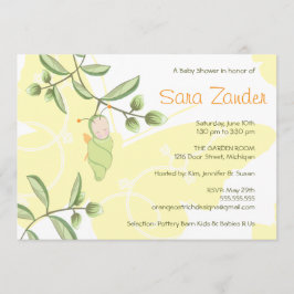 Kinderdusche Einladung - Schmetterling