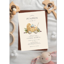 Kinderdusche im Herbst auf dem Weg zur Einladung