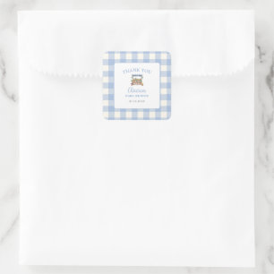 Kinderdusche in der Umgebung Quadratischer Aufkleber