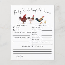 Kinderdusche Kindervoraussagen & Ratschläge Karte