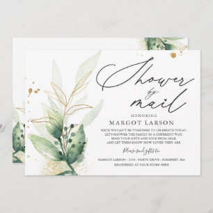 Kinderdusche per Mail Einladung zur Grünanlage und