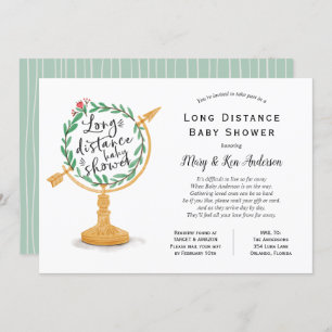 Kinderdusche über lange Entfernung per Post Einladung