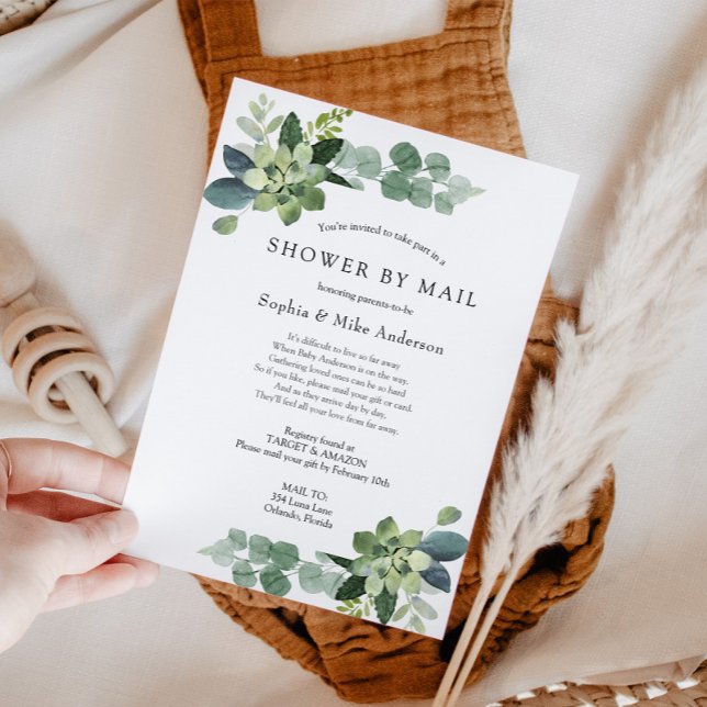 Kinderdusche über lange Entfernung per Post Einladung (Von Creator hochgeladen)