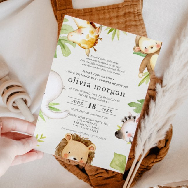 Kinderdusche über lange Entfernung per Post Einladung (Von Creator hochgeladen)