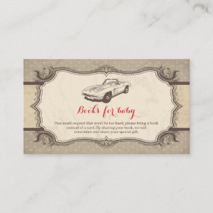 Kinderdusche Vintag Retro Baby Anfrage Begleitkarte