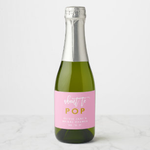 Kinderdusche zum Pop Sparkling Weinetikett