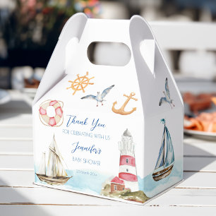 Kinderdusche zum Segeln auf dem Meer Geschenkschachtel