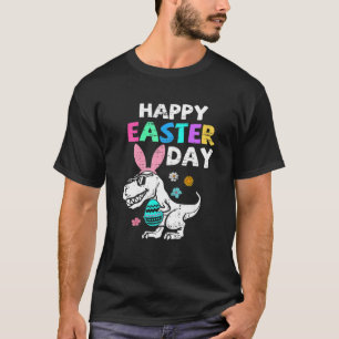 Kindereier Korbgeflecht Sonne T Rex Dinosaurier Os T-Shirt