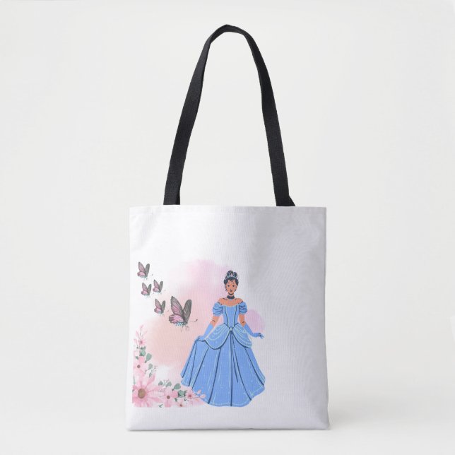 Kinderella Tote Bag - Whimsical Floral Design, Per (Vorderseite)