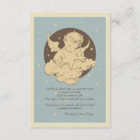 Kinderengels-Beileid danken Ihnen zu kardieren