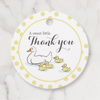 Kinderente und Ducklings Kinderdusche - Begrüßungs Geschenkanhänger