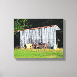 Kinderfahrrad 10"x 8", .75", Single Canvas Print Leinwanddruck