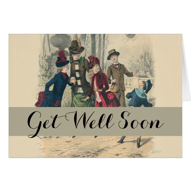 Kinderfamilie Antikes Viktorianisches Kind (Vorderseite (Horizontal))