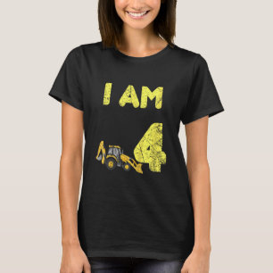 Kinderfamilienbau LKW-Bagger Geburtstag T-Shirt