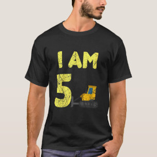 Kinderfamilienbau LKW-Bagger Geburtstag T-Shirt