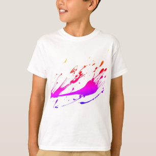 Kinderfarben-Spritzer-T-Shirt T-Shirt