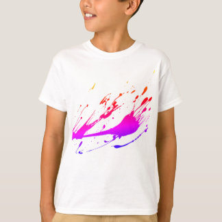 Kinderfarben-Spritzer-T-Shirt T-Shirt