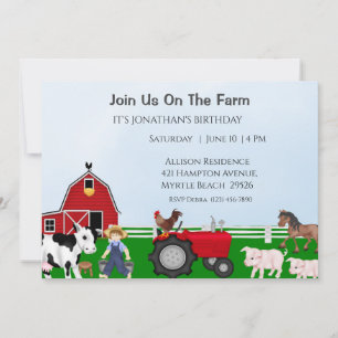 Kinderfarm Einladung zum Geburtstag