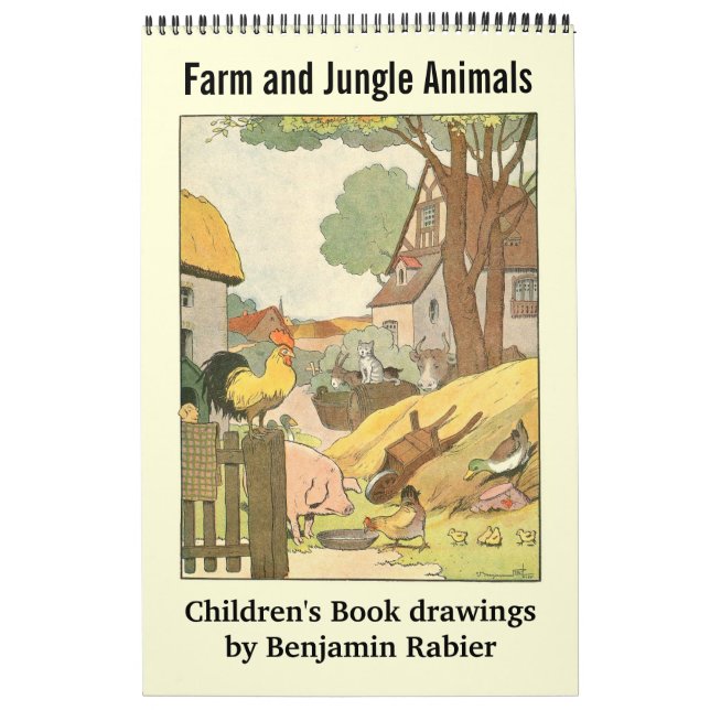 Kinderfarm und Jungtierbild Kalender (Titelbild)