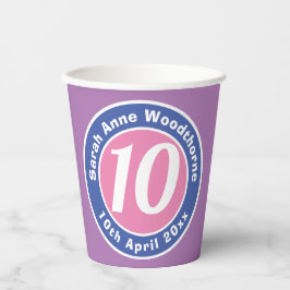 Kinderfeier mit Alter Pappbecher