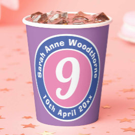 Kinderfeier mit Alter Pappbecher