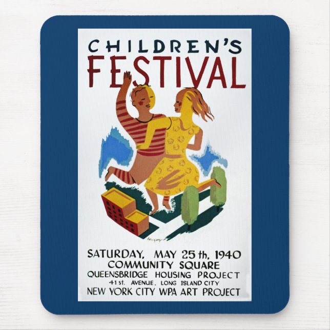 Kinderfestival Mousepad (Vorne)