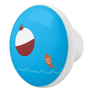 Kinderfisch und Köder Keramikknauf