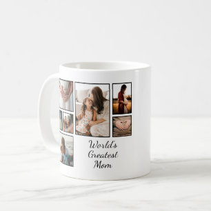 Kinderfoto-Collage der Besten Mama der Welt Kaffeetasse