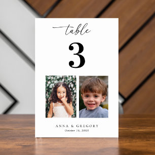 Kinderfotos Fotos Tischnummer 3 Hochzeit